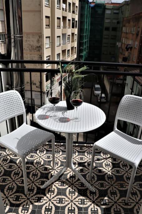 Alojamientos Turisticos Con Terraza En Santander Lapera Bagian luar foto