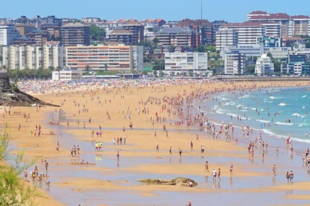 Alojamientos Turisticos Con Terraza En Santander Lapera Bagian luar foto