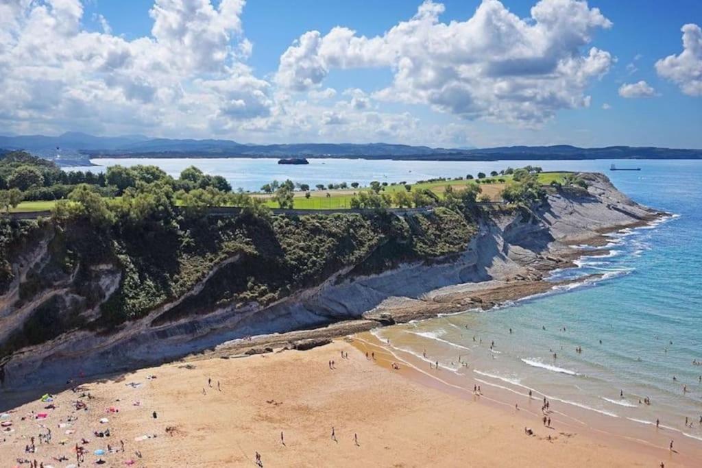 Alojamientos Turisticos Con Terraza En Santander Lapera Bagian luar foto