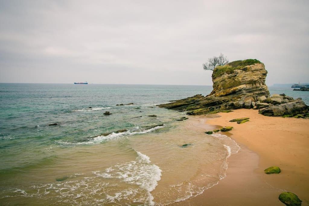 Alojamientos Turisticos Con Terraza En Santander Lapera Bagian luar foto