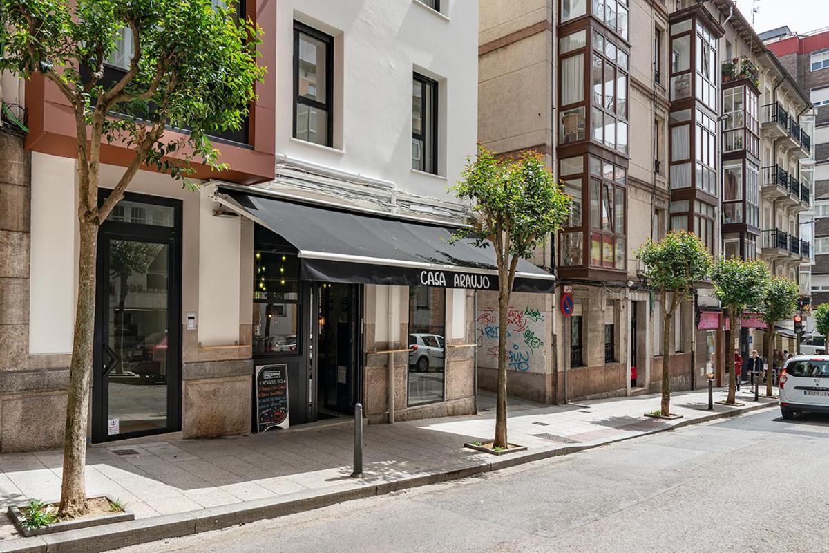 Alojamientos Turisticos Con Terraza En Santander Lapera Bagian luar foto